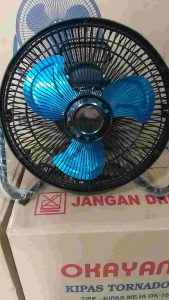 Kipas Angin Tornado Besi 10 in Bisa Meja / Dinding 2 in 1