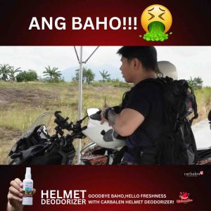 Carbalen Helmet Deodorizer - Fast Acting Odor Eliminator