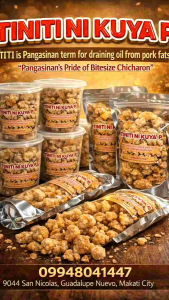 TINITI NI KUYA P BiteSize Chicharon (Pouch Orig approx 80g)
