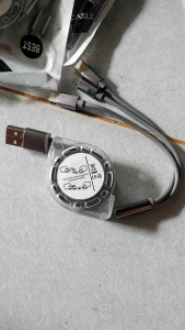 Cáp sạc đa năng 4 trong 1 rút gọn sạc được tất cả các dòng điện thoại và thiết bị di động khác