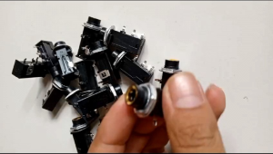 SOCKET AKAI MONO 3 PIN PLASTIK // LUBANG SOKET MIC 65MM 3P // SOKET JACK MIC 65MM MONO