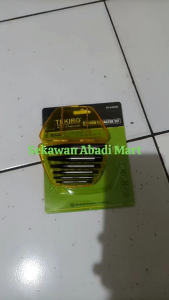 Tap balik set 6pc Alat Pembuka baut rusak berkualitas Screw Extractor