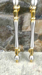 Gagang Pintu Rumah Kuningan Kunci Dahlia Kamboja Gold 60 cm 1 Set