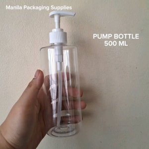 (1 pc) - 500 ML Empty Pump bottle  Lotion soap conditioner bottle