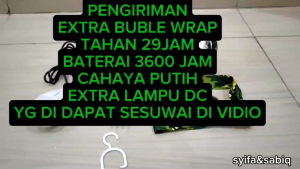 SENTER KEPALA LUBY  CAS / CHARGE CAHAYA PUTIH 10W L 2833L