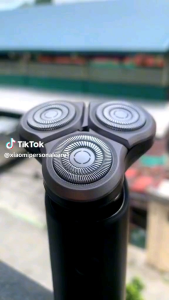 Máy cạo râu cao cấp Xiaomi S500 êm ái 3 lưỡi dao sạc type C- Hàng chính hãng