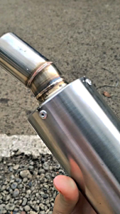 Tabung Knalpot Kondoman inlet 38 out 3850 Sarfull Sarteng F SPEED EXHAUST