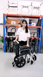 Wheelchair [🇸🇬GETS] High Quality Aluminum Flexi14 Pushchair & Flexi20 Wheelchair with uplift armrests & detachable legrests
