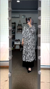 NEW SET AMIRA VIRAL SET LONGTUNIK HIJABERS TERLARIS SET KULOT KEKINIAN OOTD 2024