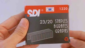 Kim bấm giấy lớnghim bấm chính hãng SDI 1220-23/20(180 tờ)1000pcs cho máy bấm kim lớndập ghim đạithép không rỉ