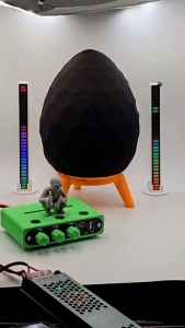 Alien eggs ไข่เอเลี่ยน DIY ทำตู้ลำโพงประดับ คู่กับ Harmankardon หรือโคมไฟตั้งโต๊ะ