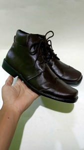 KHABITTA sepatu PDH dinas tni polri security | sepatu formal pria model tali doble resleting