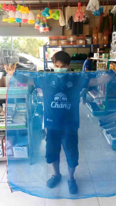 ถุงตาข่าย 150*120cm เเข็งแรงเย็บ 2 ชั้น การเชื่อมพรรณที่มีรูดกากกัน