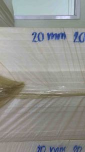 โฟมแผ่น Foam Sheet ขนาด 60cmx120cm หนา 20mm (หนาแน่น 0.6 ปอนด์) ราคาถูก จากโรงงาน 38฿/แผ่น