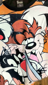 Kaos Oblong Pria/Wanita Lengan Pendek/SPOON/Motif Cartoon