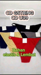 Celana Gstring Cewek CD U39 bahan lembut elastis