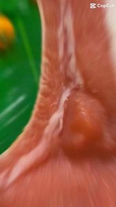 โมเดลซี่โครงหมูสดปลอม (ราคาไม่รวมถาดไม้) ขนาดยาว 24 ซม. กว้าง 6-8 ซม. วัสดุผลิตจากยาง ทนทาน