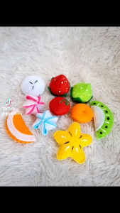 Aplikasi Hiasan Buah Flanel & Kotak Tisu