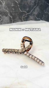 JEPIT RAMBUT PEARL MUTIARA 13CM AKSESORIS RAMBUT HAIR PIN HAIRPIN WANITA PEREMPUAN ALA KOREAN STYLE KOREA JEPIT RAMBUT ELEGANT CLASSY JEPIT RAMBUT JUMBO LARGE JEDAI