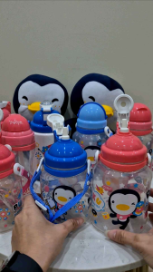 Puku PP Bounce Straw Bottle / Canteen 婴儿吸管水壶 800cc P14612Kids Water Bottle With Straw Air Viral Botol Children Bounce Straw Cup Cute Sports Outdoor Water Cup BPA Free