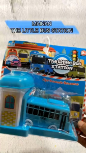 COD PROMO MT42 MAINAN MURAH ANAK MOBIL GARASI BUS TAYO + GARASI EJECTION