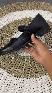 Malwezz Modern Style - Sepatu Fantofel Wanita Model Paskibraka Warna Hitam Size 36 - 41