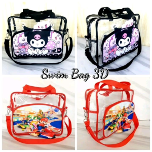 SWIM BAG 3D 3IN1 TAS RENANG TAS MIKA KARAKTER ANAK