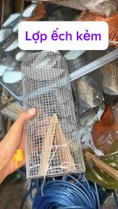 Lợp ếch lồng bẫy ếch 12 x 29cmMắt lưới kẻm 8li(8mm)