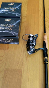 Joran pancing casting satu set shikari borneo 180cm reel exori luminar SW power handle