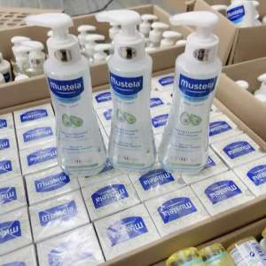 Nước Làm Sạch Mặt Và Cơ Thể Cho Trẻ Sơ Sinh & Em Bé Da Thường Mustela 300ml dùng cho bé từ 0M+