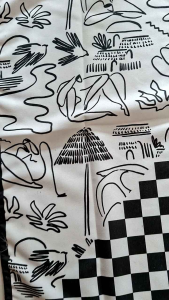 COD-slayer bandana scraf masker syal motif catur abstrak