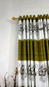 Gorden Smokring L 135 cm x T 220 cm Motif Green Venture Ring 12 | Horden Tirai Jendela dan Pintu Murah