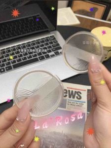 Combo 1 Cặp Puff Trang Silicon Trong Suốt / Mềm Mại / Không Bị Vỡ Nền /