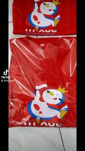 MIXUE BENDERA KAOS DEWASA DAN ANAK2 KAOS KATA2 KAOS COD