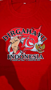 Kaos Atasan oblong pria Lengan pendek Kaos oblong Sablon dirgahayu 79Kaos pria / Kaos Oblong/ Baju Kaos Tshirt/ Tshirt pria / Tshirt pria