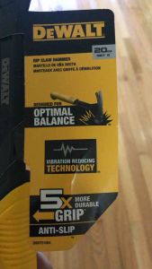 Dewalt 20 oz. Steel Rip Claw Nailing Hammer