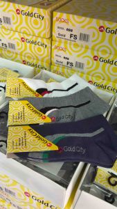 GoldCity ถุงเท้าข้อสั้น กีฬา ฟรีไซส์ เกรด A รหัส SO33 (มีราคาส่ง)