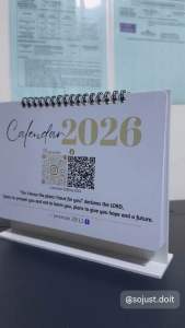 Office Desk Calendar 2026