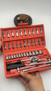 46件套扳手套装 Wrench Set #46件套板手工具套装😍.#汽车摩托自行车维修棘轮扳手套装家用工具箱✨#省时省力效率高 #工具大全 #维修工具 #好工具一起分享 #高性能实用工具🌈.