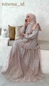 Marwah Dress Set 2in1 By Nona