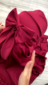 HIJAB ANAK PITA RUFLE JERSY USIA 3-9 TAHUN| JILBAB ANAK CANTIK KEKINIAN | BERGO PITA