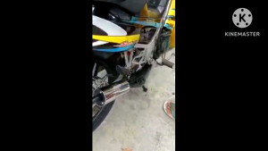 Knalpot standar racing satria 2tak AHM