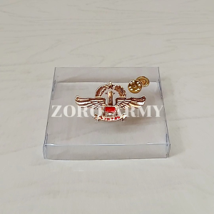 pin bintar kancing paku logam gold