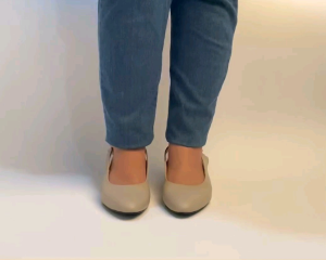 promo Sepatu Heels Bustong Wanita Casual Backstrap Hak Tahu 3cm Size Jumbo 41 42 43 44 45 Zvt 290