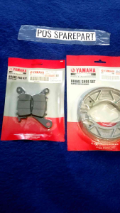 Kampas Rem Set Depan Belakang Yamaha Mio M3 125Mio Z 125 Fino F1 125 Kode 2BM & 5D9
