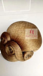 HAFIZAH Sanggul Variasi Modern Pirang Simpel Ukuran Tanggung Dewasa Bahan Sintesis Lembut Nyaman Parfum Wangi Segar