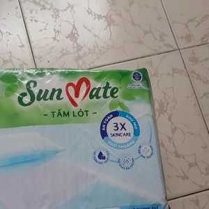 [TẶNG THÊM 2 miếng] Tấm Lót Chóng Tràn SUNMATE Lot20 20miếng/gói size 45-70cm