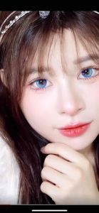 Softlens Cosplay Warna Biru Normal