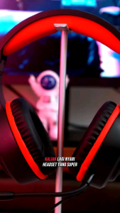 Headphone Gaming GH100 Headset Bando With Microphone Gamen