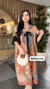 SEMERBAK BATIK DASTER RAYON PREMIUM SALINDRY RAMPEL BUSUI FRIENDLY AKSEN TALI